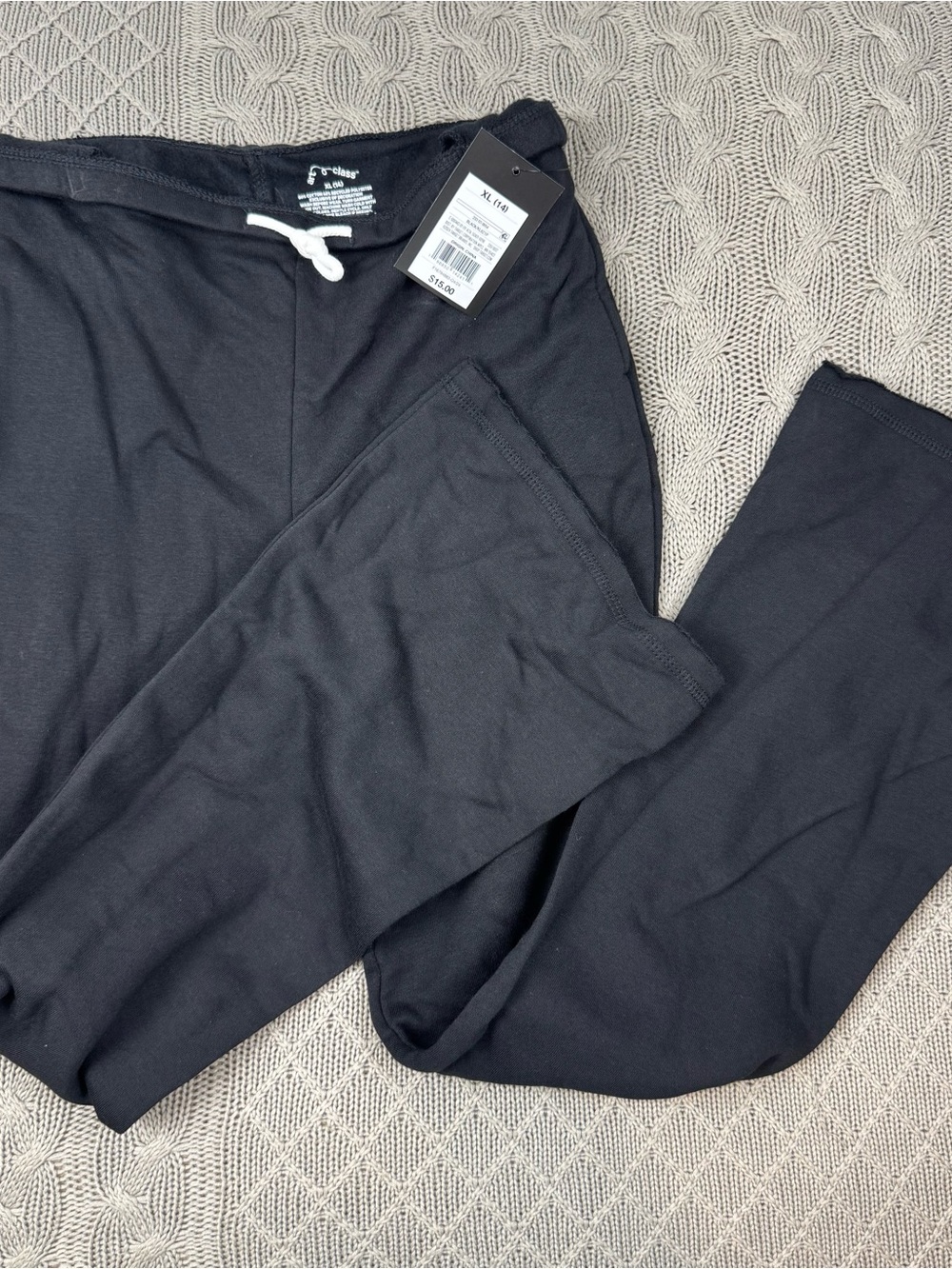 Target Art Class Youth Girls Black Drawstring Sweats
